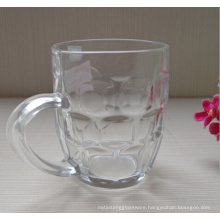 Haonai 2016 hot sale bulk cheap glass tea mug